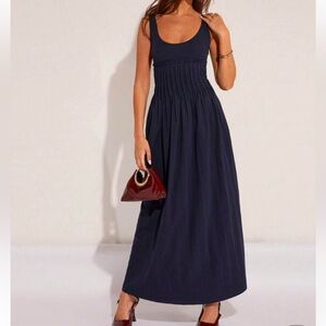 SHEIN navy maxi dress